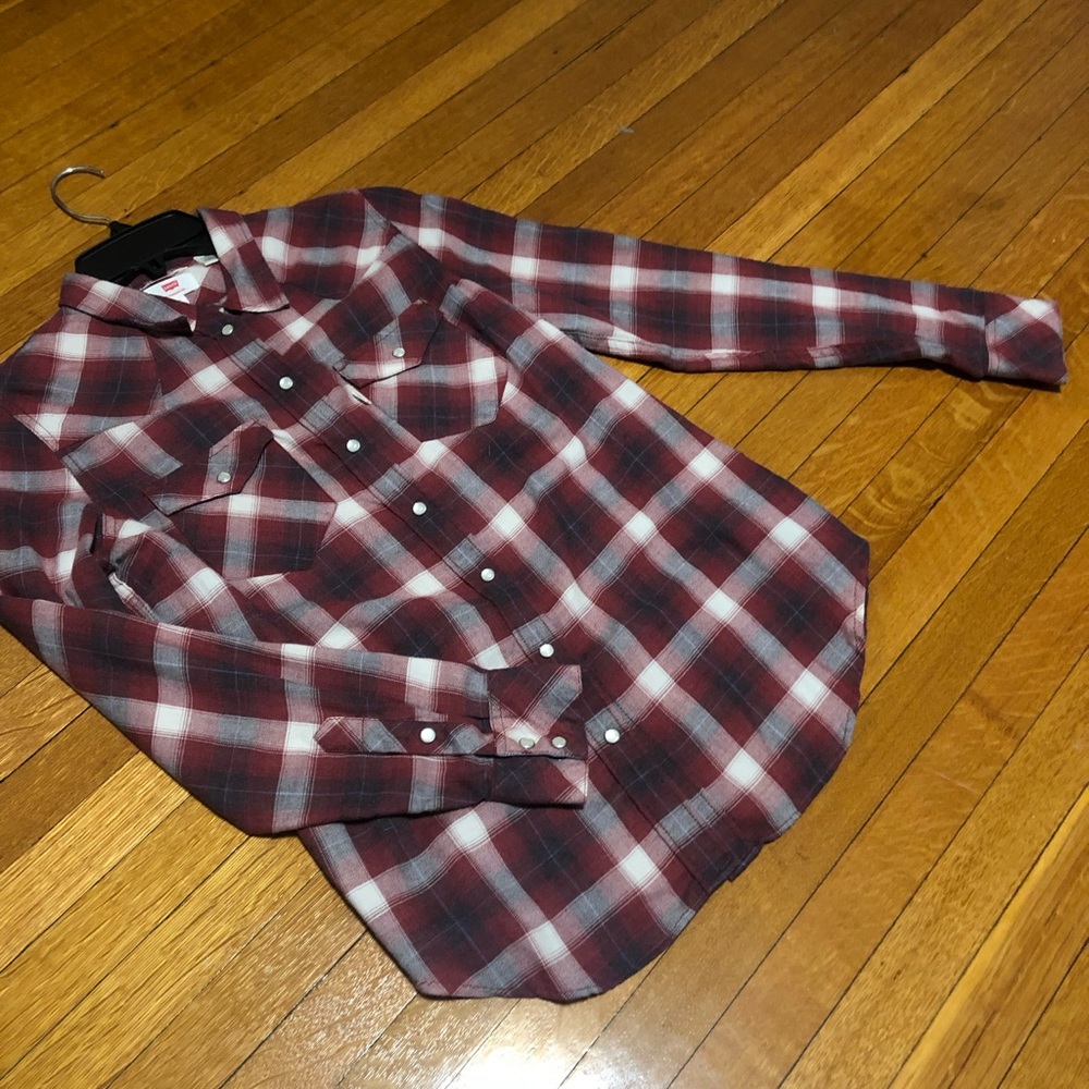 LEVIS FLANNEL WOMENS SLIM FIT